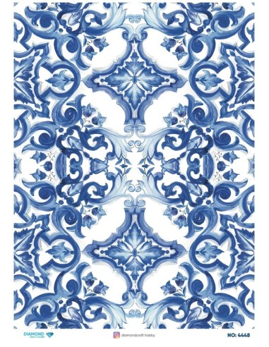 4448 Diamond Pirinç Dekopaj Kağıdı 30x42cm
