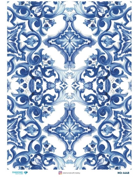4448 Diamond Pirinç Dekopaj Kağıdı 30x42cm