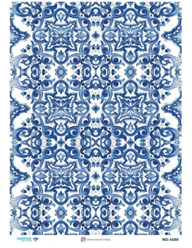4450 Diamond Pirinç Dekopaj Kağıdı 30x42cm