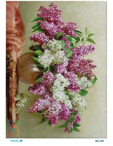 1129 Diamond Pirinç Dekopaj Kağıdı 30x42cm
