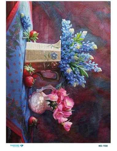 1130 Diamond Pirinç Dekopaj Kağıdı 30x42cm