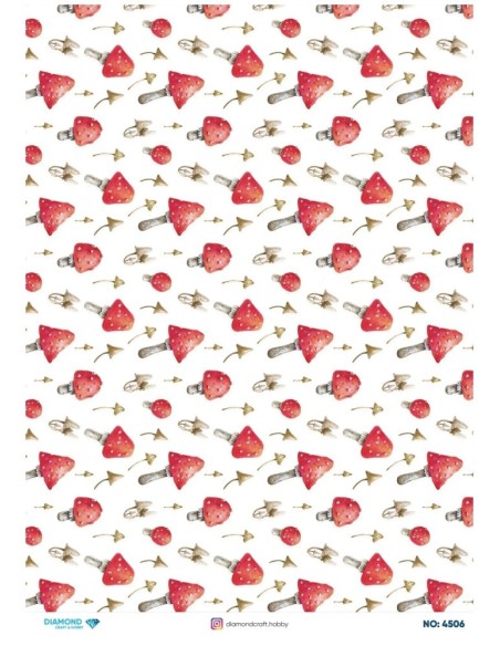 4506 Diamond Pirinç Dekopaj Kağıdı 30x42cm