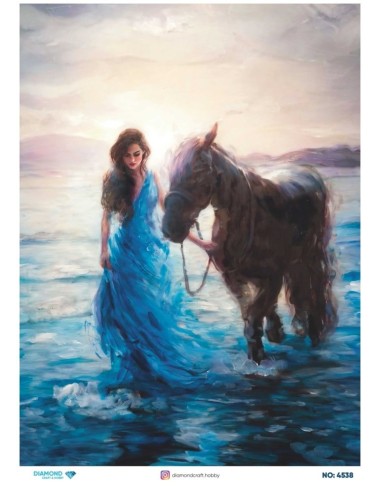 4538 Diamond Pirinç Dekopaj Kağıdı 30x42cm