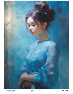 4537 Diamond Pirinç Dekopaj Kağıdı 30x42cm