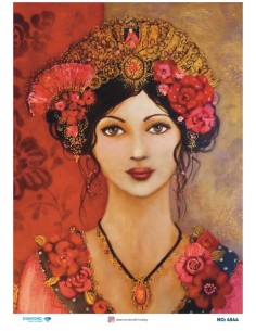 4544 Diamond Pirinç Dekopaj Kağıdı 30x42cm