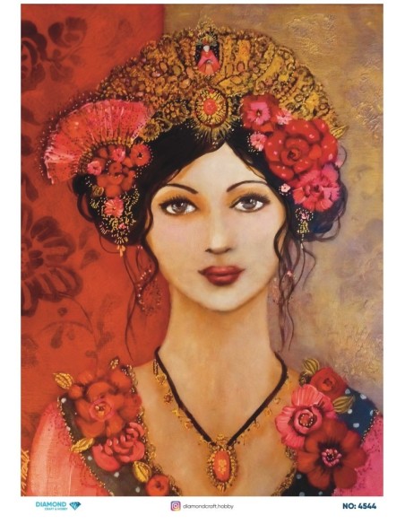 4544 Diamond Pirinç Dekopaj Kağıdı 30x42cm