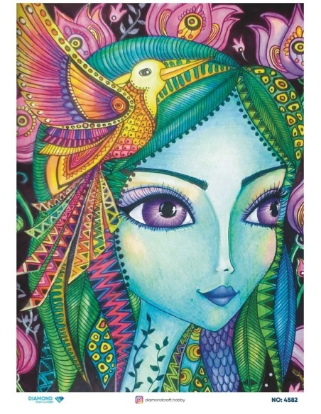 4582 Diamond Pirinç Dekopaj Kağıdı 30x42cm