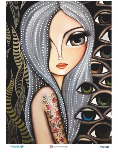 4583 Diamond Pirinç Dekopaj Kağıdı 30x42cm