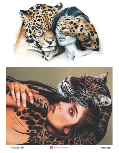 4589 Diamond Pirinç Dekopaj Kağıdı 30x42cm