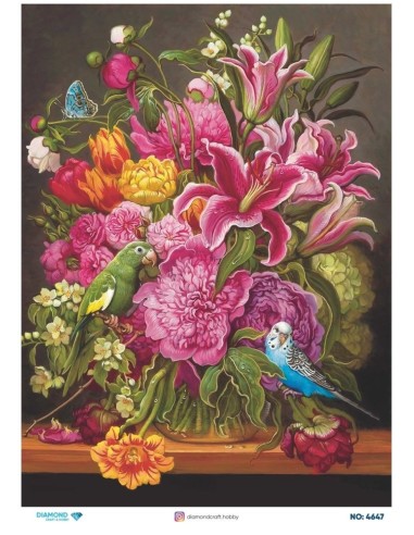 4647 Diamond Pirinç Dekopaj Kağıdı 30x42cm
