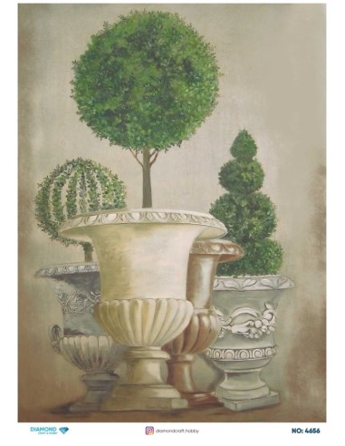 4656 Diamond Pirinç Dekopaj Kağıdı 30x42cm
