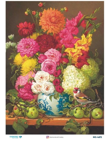 4672 Diamond Pirinç Dekopaj Kağıdı 30x42cm