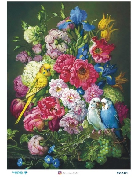 4671 Diamond Pirinç Dekopaj Kağıdı 30x42cm