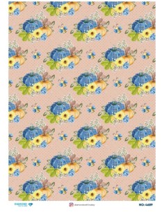 4689 Diamond Pirinç Dekopaj Kağıdı 30x42cm