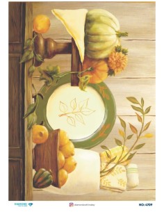 4709 Diamond Pirinç Dekopaj Kağıdı 30x42cm