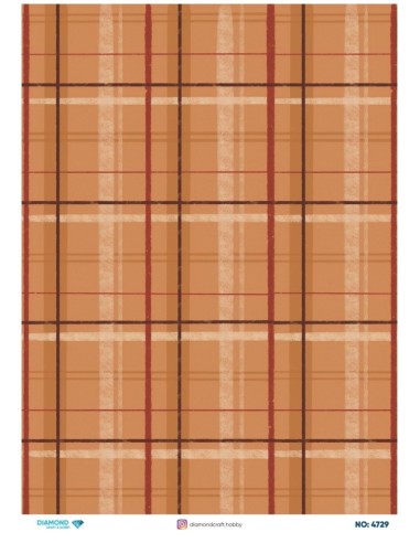 4729 Diamond Pirinç Dekopaj Kağıdı 30x42cm