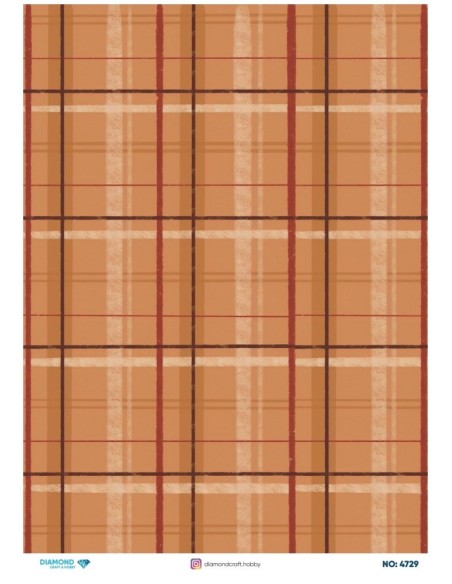 4729 Diamond Pirinç Dekopaj Kağıdı 30x42cm