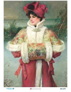 4771 Diamond Pirinç Dekopaj Kağıdı 30x42cm