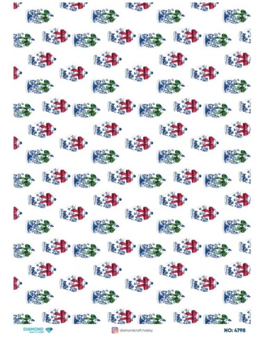 4798 Diamond Pirinç Dekopaj Kağıdı 30x42cm