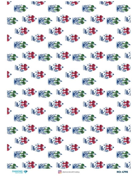 4798 Diamond Pirinç Dekopaj Kağıdı 30x42cm