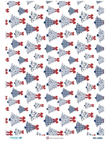 4800 Diamond Pirinç Dekopaj Kağıdı 30x42cm