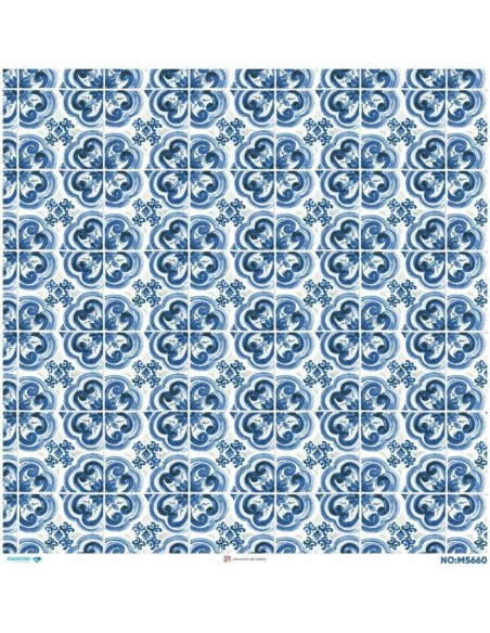 M5660 Diamond Metrelik Büyük Boy Pirinç Dekopaj Kağıdı 90x90cm