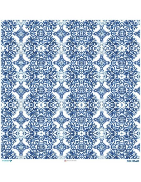 M5661 Diamond Metrelik Büyük Boy Pirinç Dekopaj Kağıdı 90x90cm