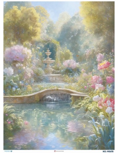 M5678 Diamond Pirinç Dekopaj Kağıdı 90x120cm