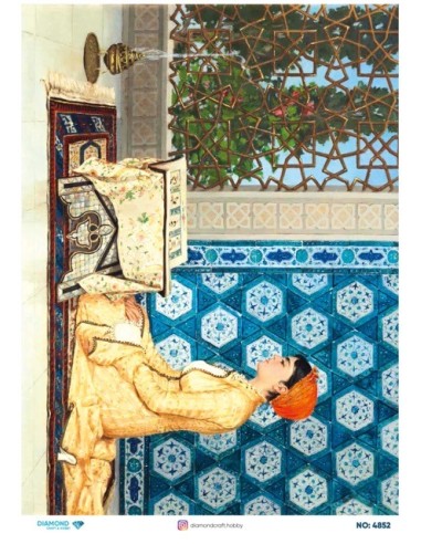 4852 Diamond Pirinç Dekopaj Kağıdı 30x42cm