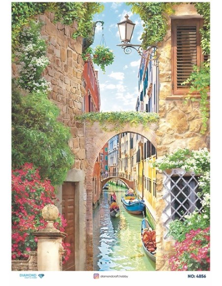 4856 Diamond Pirinç Dekopaj Kağıdı 30x42cm