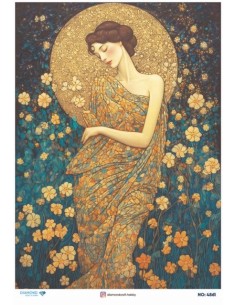 4861 Diamond Pirinç Dekopaj Kağıdı 30x42cm