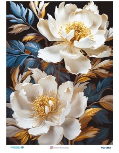 4886 Diamond Pirinç Dekopaj Kağıdı 30x42cm