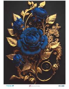 4888 Diamond Pirinç Dekopaj Kağıdı 30x42cm