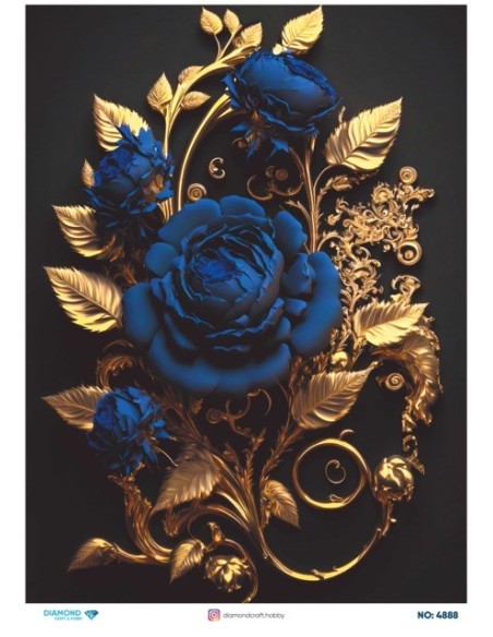 4888 Diamond Pirinç Dekopaj Kağıdı 30x42cm