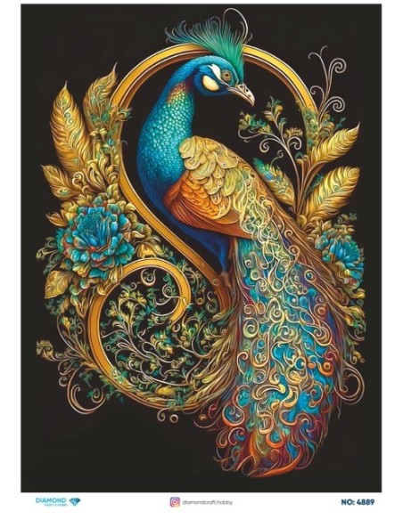 4889 Diamond Pirinç Dekopaj Kağıdı 30x42cm