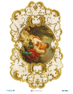 4896 Diamond Pirinç Dekopaj Kağıdı 30x42cm