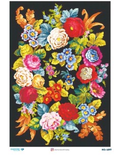 4897 Diamond Pirinç Dekopaj Kağıdı 30x42cm