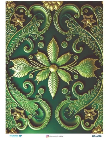 4900 Diamond Pirinç Dekopaj Kağıdı 30x42cm