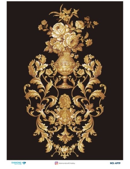 4919 Diamond Pirinç Dekopaj Kağıdı 30x42cm