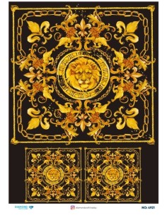 4921 Diamond Pirinç Dekopaj Kağıdı 30x42cm