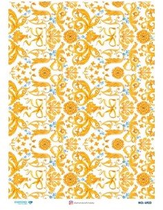 4923 Diamond Pirinç Dekopaj Kağıdı 30x42cm