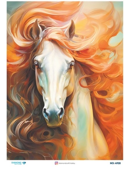 4928 Diamond Pirinç Dekopaj Kağıdı 30x42cm