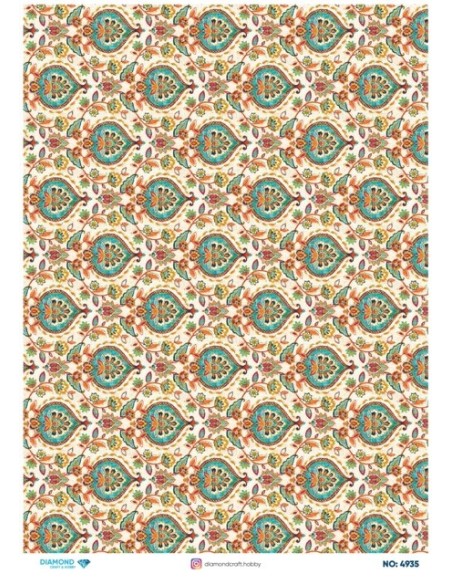 4935 Diamond Pirinç Dekopaj Kağıdı 30x42cm
