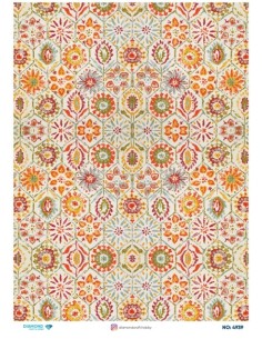 4939 Diamond Pirinç Dekopaj Kağıdı 30x42cm