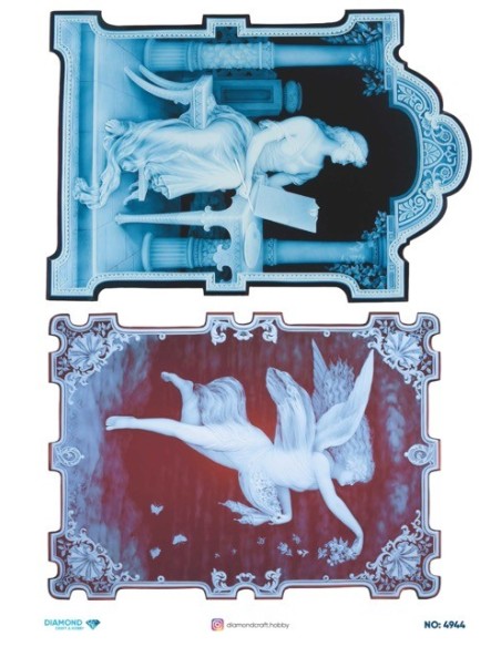 4944 Diamond Pirinç Dekopaj Kağıdı 30x42cm