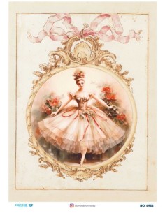 4958 Diamond Pirinç Dekopaj Kağıdı 30x42cm