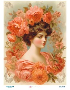 4965 Diamond Pirinç Dekopaj Kağıdı 30x42cm