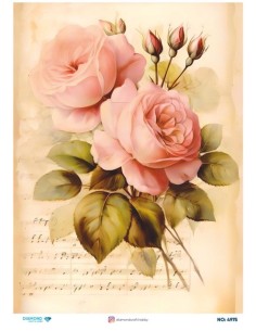 4975 Diamond Pirinç Dekopaj Kağıdı 30x42cm