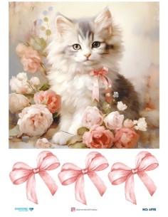 4978 Diamond Pirinç Dekopaj Kağıdı 30x42cm