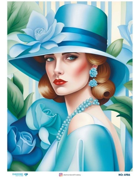 4986 Diamond Pirinç Dekopaj Kağıdı 30x42cm